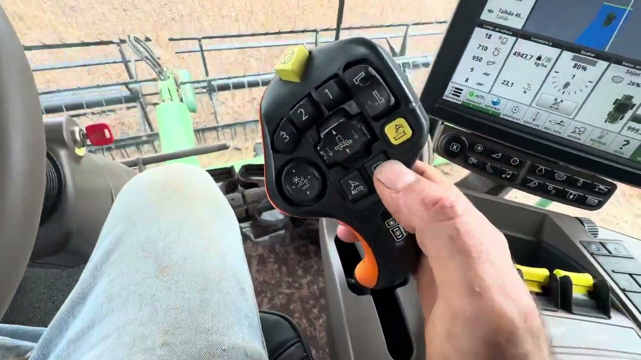 Aprenda a colher com colhedeira JOHN DEERE S780