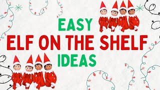 Detalles Easy Elf on the Shelf Ideas 🎄 Simple, Last-Minute, & Creative Compilation for Busy Parents! Noticias
