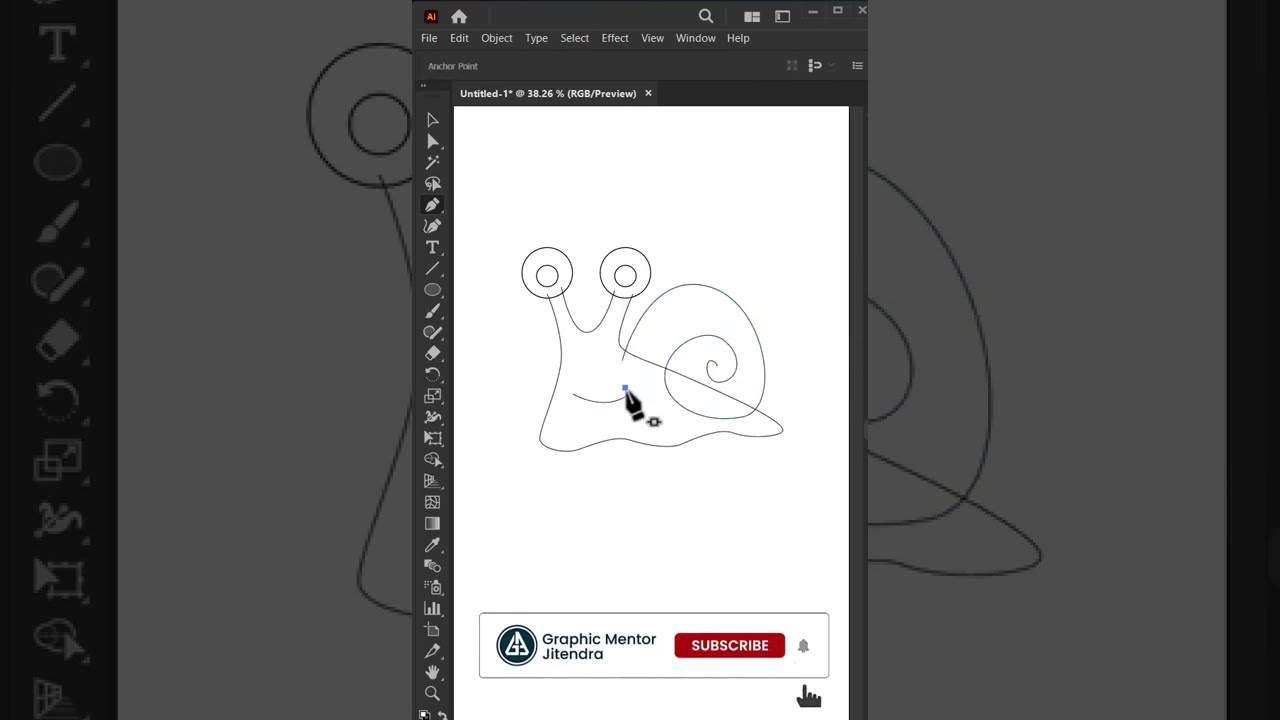 Snail Illustration Tips Shorts Illustrator Character Design
