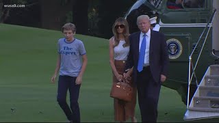 Melania Trump says Barron no longer has COVID-19