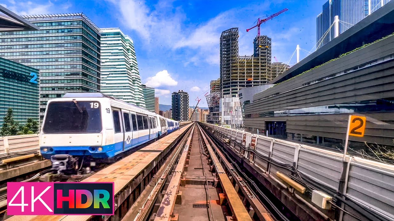 【台北捷運-文湖線】南港展覽館→動物園｜4K HDR｜Taipei MRT Ride from Taipei Nangang Exhibition Center to Taipei Zoo