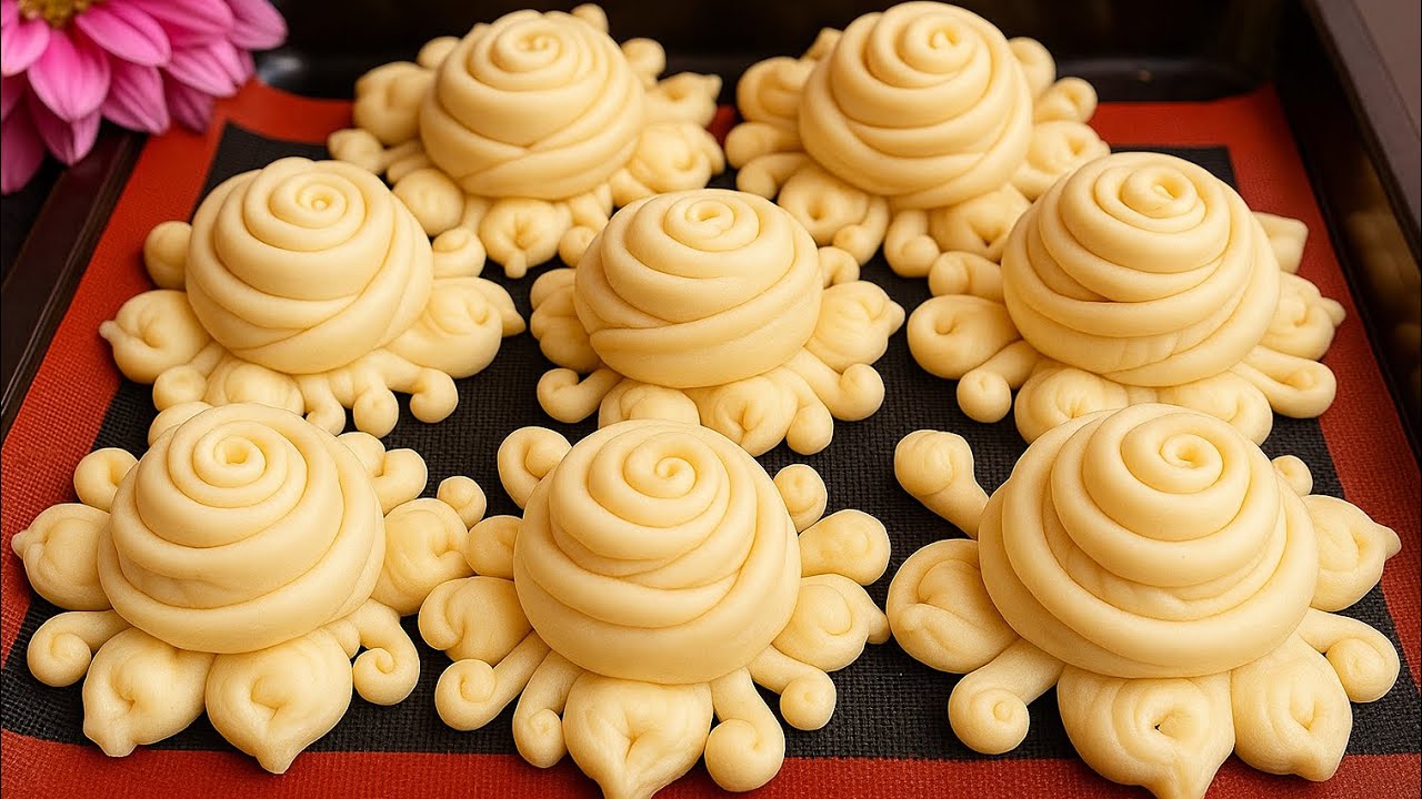 Невероятные булочки, как из сказки! 🌹 Восхитительный дизайн и вкус, которые покорят любого!