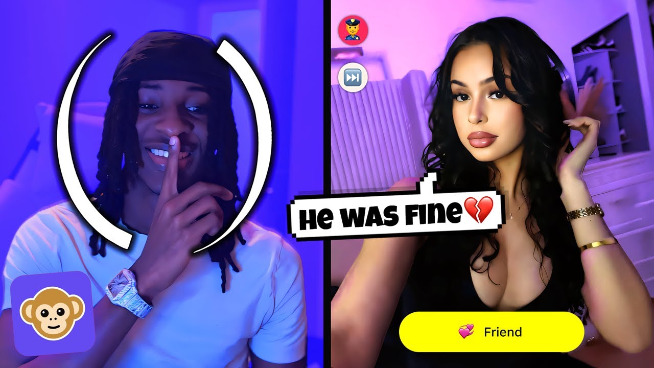 Fake Skipping PRETTY GIRLS On The Monkey App... 😈