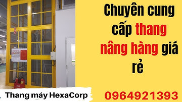 Chuyên cung cấp thang nâng hàng 2000 kg giá rẻ | Thang nâng hàng tải trọng lớn, thang tải hàng