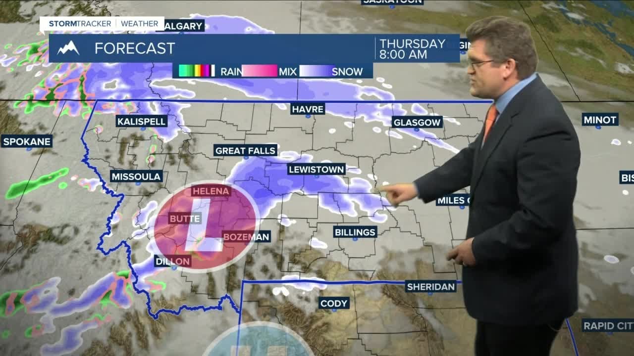 Q2 Billings Area Weather: Rain then snow and turning colder - YouTube