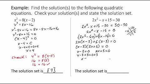Solving Quadratic Equations by Factoring Part 3 10 7 5