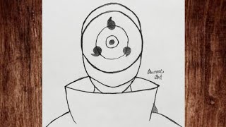 How to Draw  Obito Uchiha step-by-step || Easy Drawing for Beginners || Anime Drawing screenshot 5