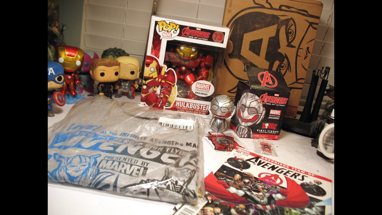 Another MARVEL COLLECTOR CORPS #1 AVENGERS Bi-monthly SUBSCRIPTION BOX ...