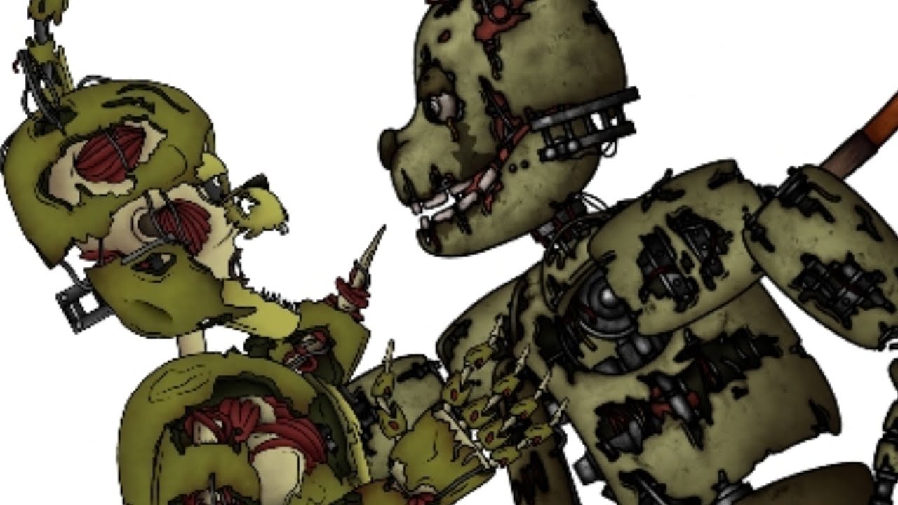 Scraptrap vs springtrap animation - YouTube