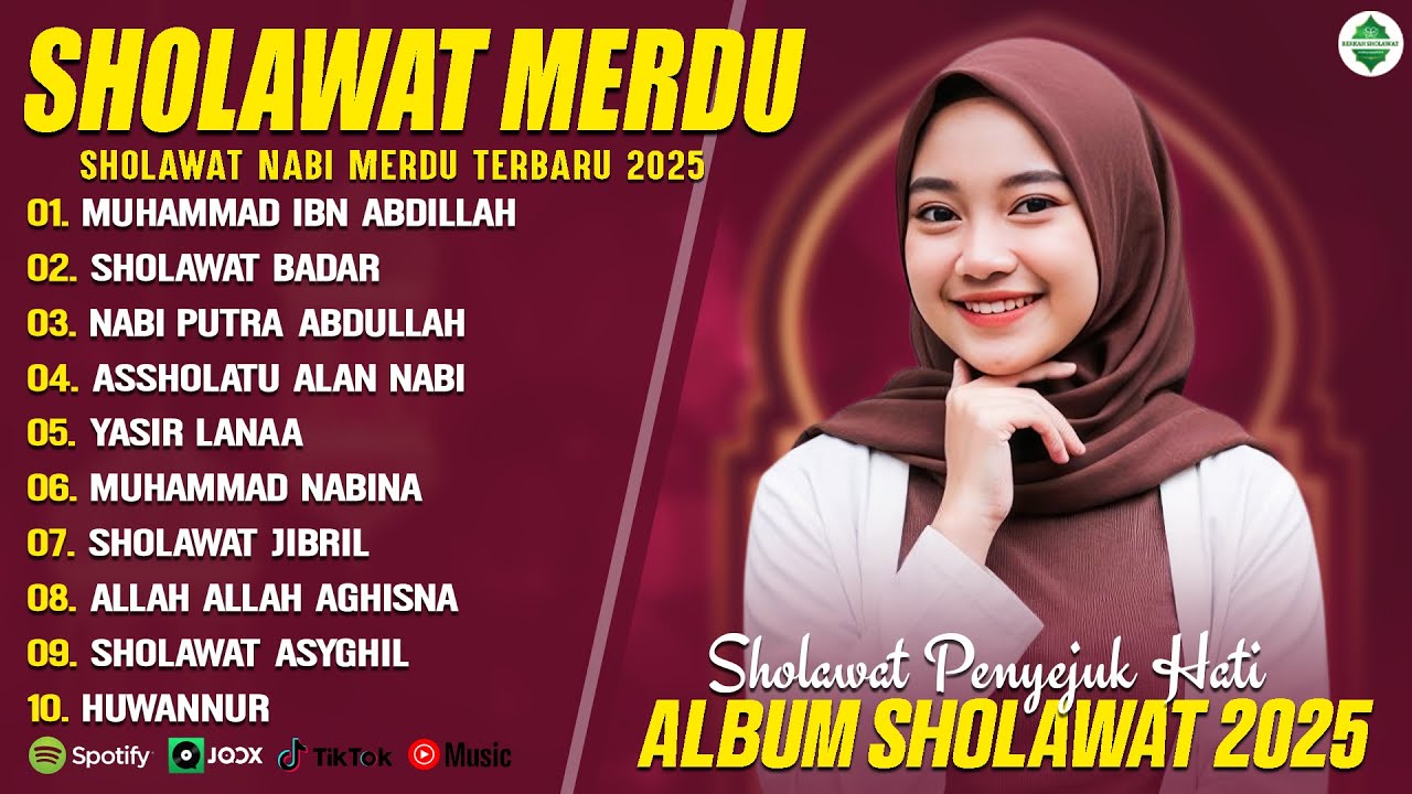 MUHAMMAD IBN ABDILLAH - SHOLAWAT NABI MERDU TERBARU 2025 (LIRIK) SHOLAWAT PENYEJUK HATI TERBARU 2025