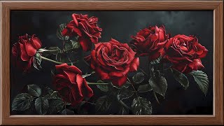 Valentine’s Day Red Roses | Romantic Frame TV Art 4K Screensaver screenshot 5