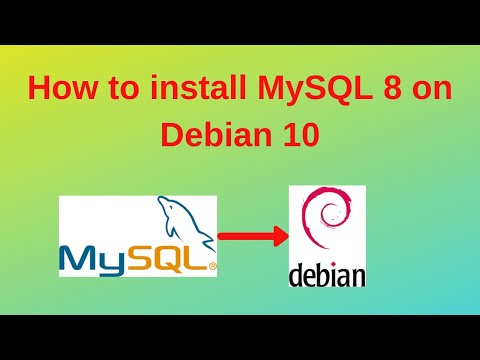 22. MySQL DBA: How to install MySQL 8 on Debian 10.x step by step