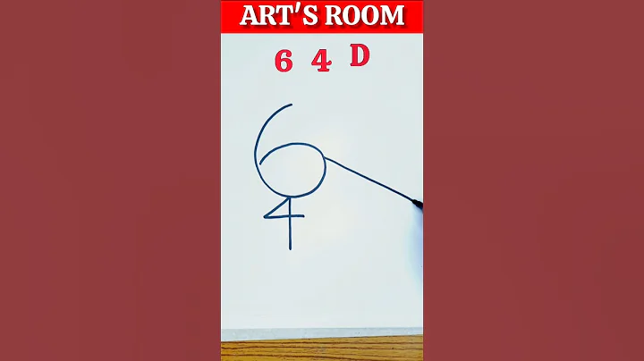 How to Draw a Beautiful Peacock Using Numbers 6, 4 & D | Easy And Simple Drawing #shorts