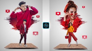 New Trending Dual Instagram Photo Editing Photoshop Tutorial screenshot 3