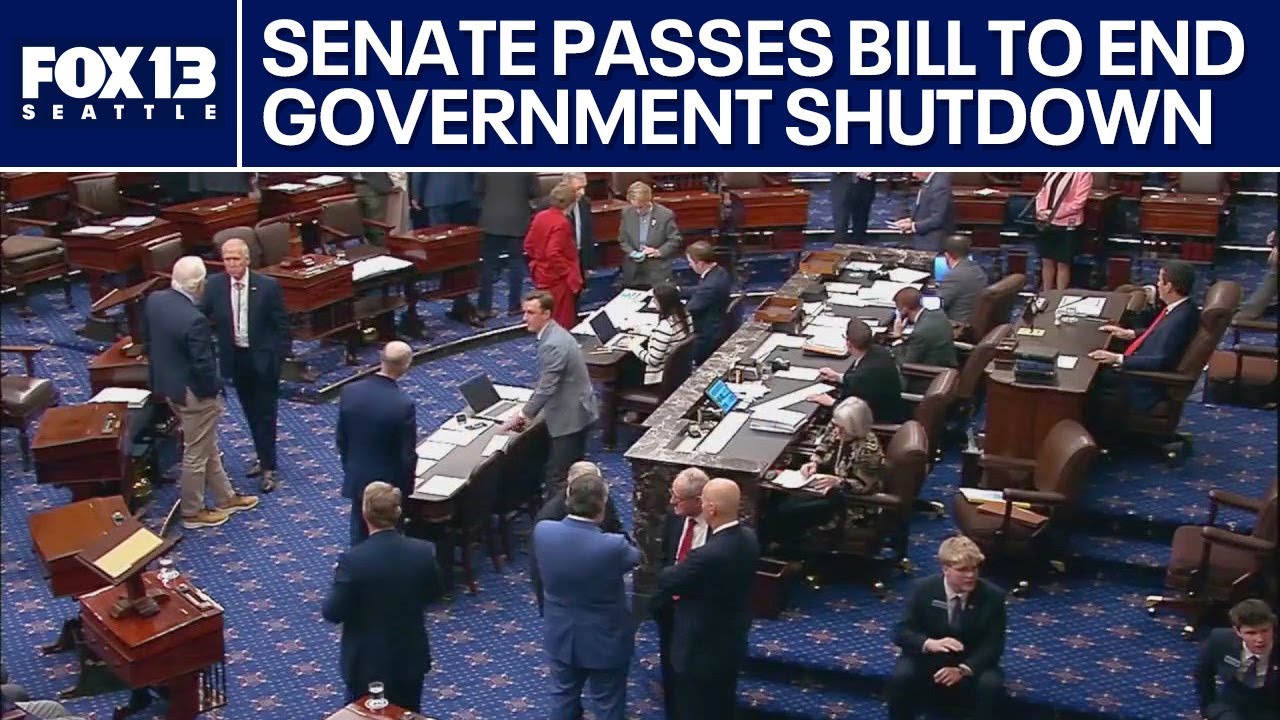 Senate approves bill to end government shutdown | FOX 13 Seattle