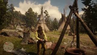 Arthur “Accidentally” Kills A Native - Red Dead Redemption 2