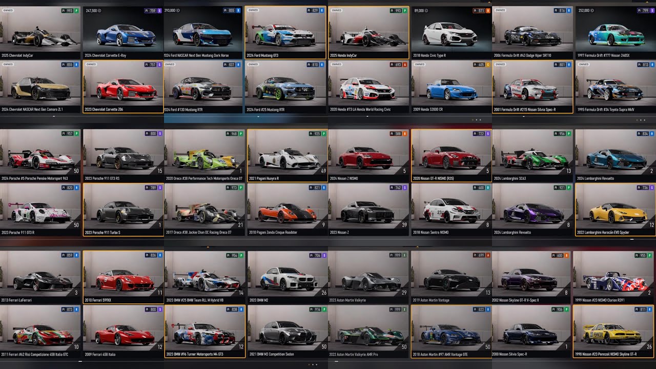 Forza Motorsport | Final All Car List Including DLC & Update (681 Cars ...
