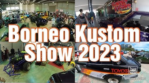 Brunei: Borneo Kustom Show 2023 (How many cars can you name)
