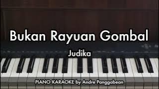 Bukan Rayuan Gombal - Judika | Piano Karaoke by Andre Panggabean