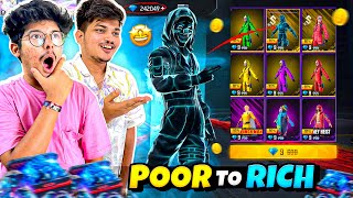 Free Fire Jash Challenged Me To Make NOOB I’d PRO In 5600 Diamonds For ₹10,000😍💎 -Garena Free Fire