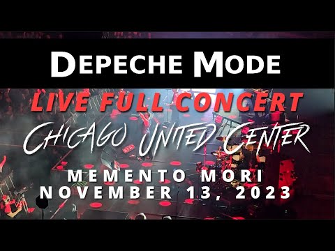 Depeche Mode Full Concert Live Chicago United Center Nov 13 2023