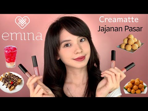 COBA PRODUK TERBARU EMINA - LIP TINT LOKAL MAGIC POTION (REVIEW + SWATCHES ALL SHADE). 