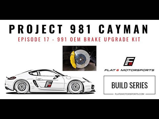 Porsche 981 Big Brake Upgrade Kit