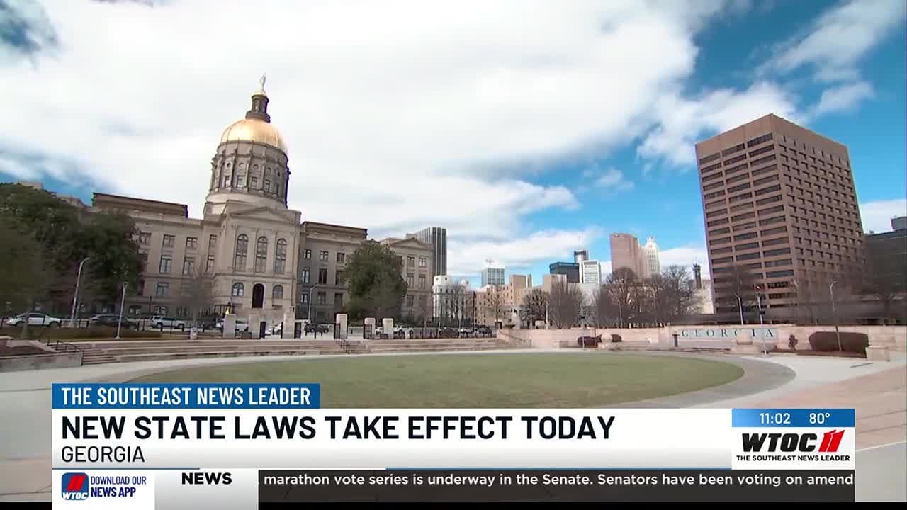 Several new laws go into effect in Georgia in July - YouTube