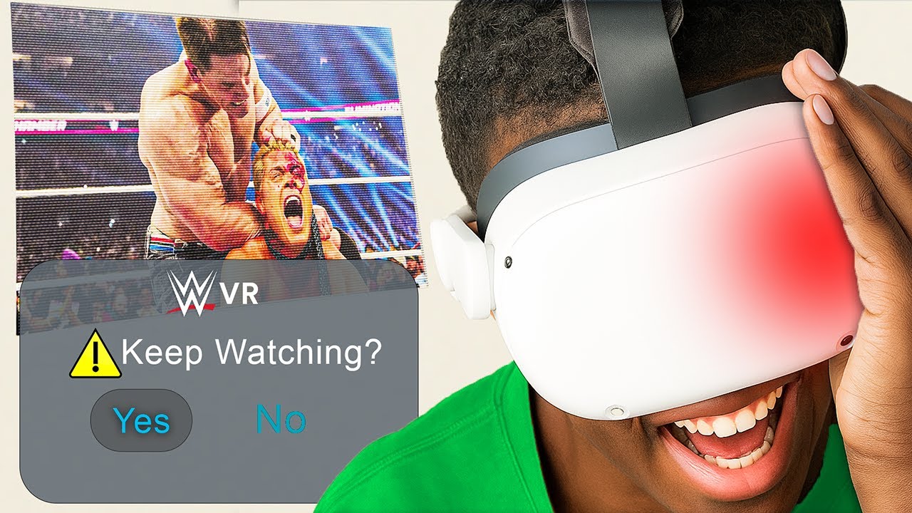 Я смотрел WWE в VR.