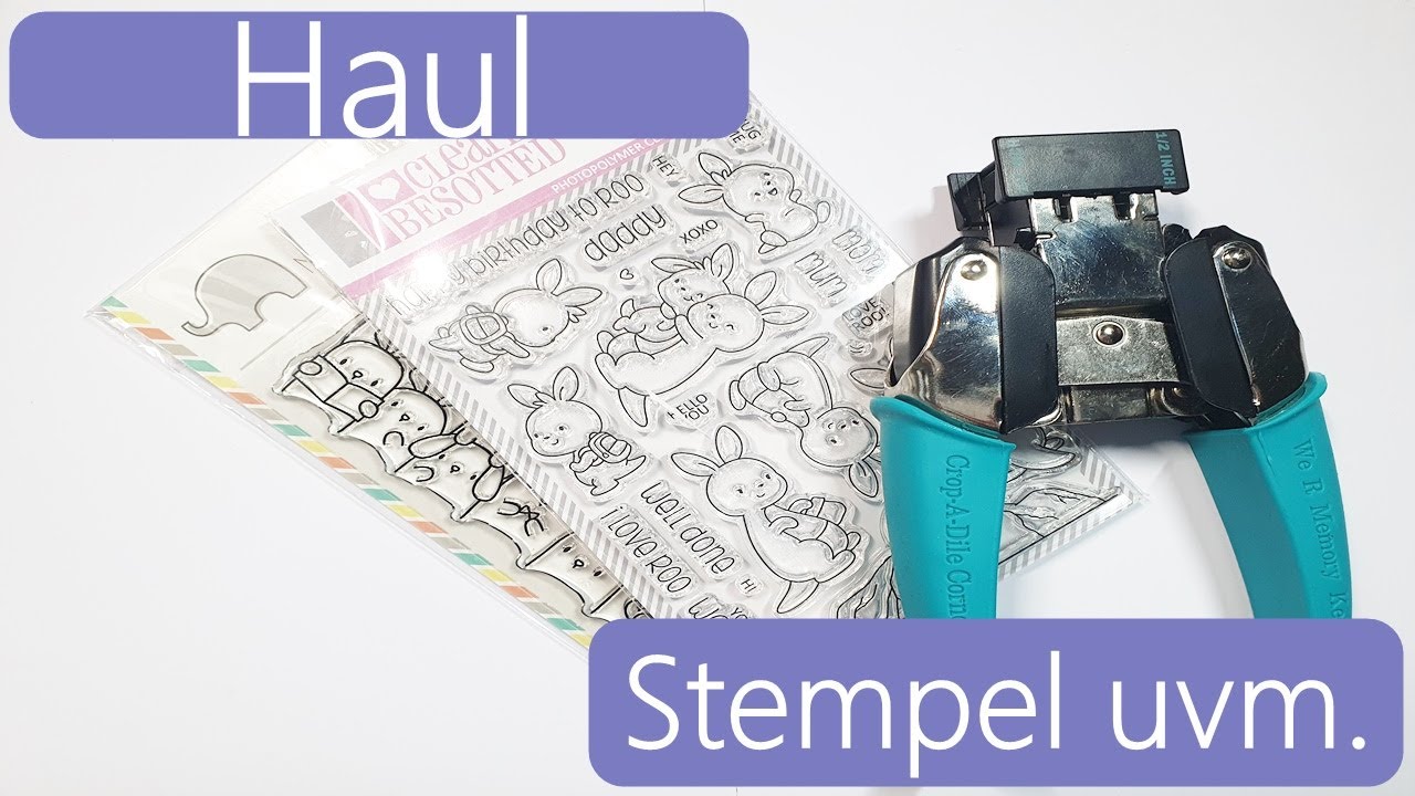 Haul ✿ Viele Bastel Tools ✿ Aufbewahrung ✿ Stempel ✿ Cleary Besotted uvm. ✿ Cloud9Crafts XXL HAUL