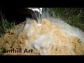 Fire ant hill casting with aluminum cast 070