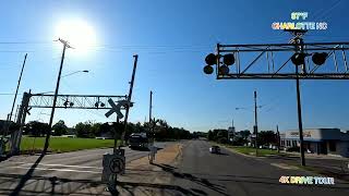 TOURING CHARLOTTE NEAR DOWNTOWN & S. TRYON ST 4K
