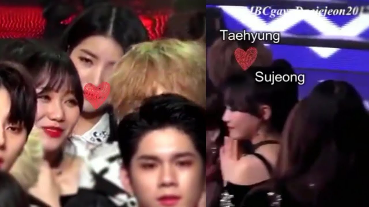 Taehyung & Sujeong MBC Gayo Daejun 2017 Moment