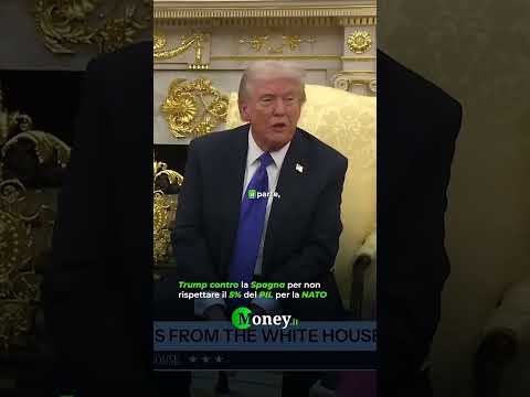 Video TRUMP ATTACCA di nuovo la SPAGNA #NATO