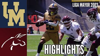 Pumas UNAM-CU vs Burros Blancos IPN (Highlights) C. 14 Grandes | Liga Mayor ONEFA 2023 | Semana 3.