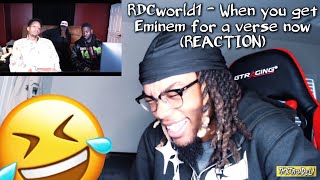 BROOO 😂 | RDCworld1 - When you get Eminem for a verse now (REACTION)