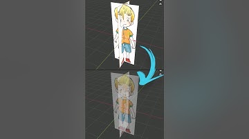 Blender reference image plane transparency and opacity #blender #tutorial #cgian