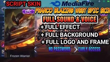 FRANCO BLAZING AXE SKIN SCRIPT EARLY ACCESS | BENEDETTA PATCH | RANGER OFFICIAL