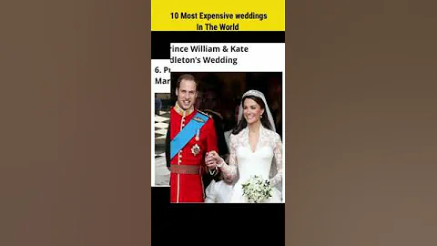10 Most Expensive Weddings In The World #shorts
