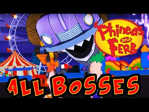 Phineas and Ferb: Day of Doofenshmirtz All Bosses | Boss Fights  | Final Boss (VITA)