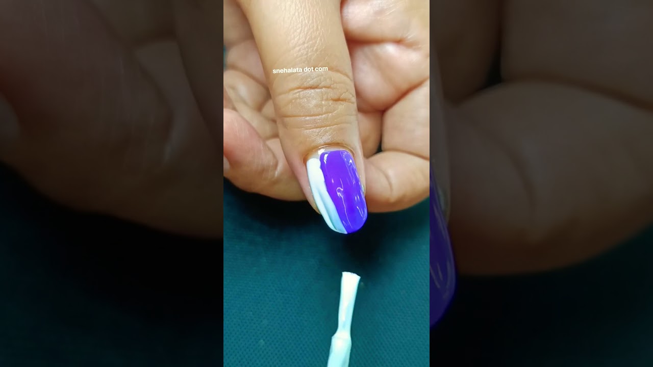 Nail art using needle # you tube shorts # trending