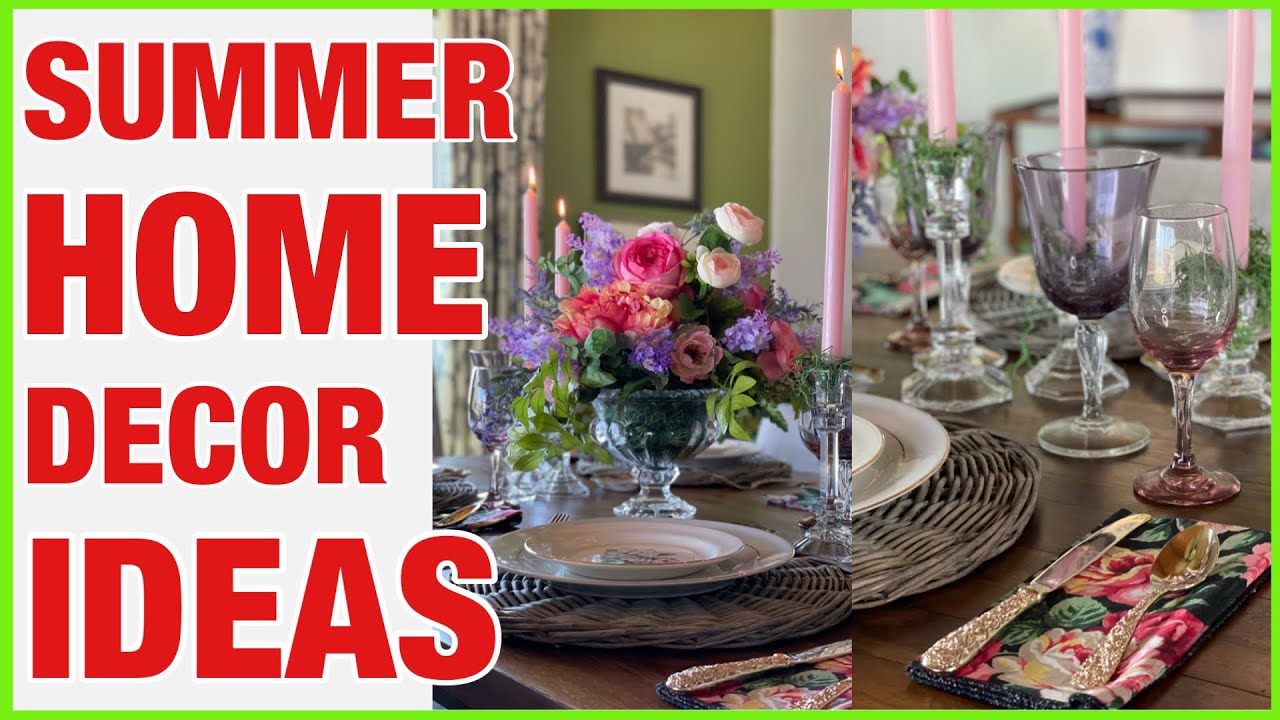 Home Decorating Ideas For Your Table / Summer Decoration Ideas For Your  Home / Ramon At Home 