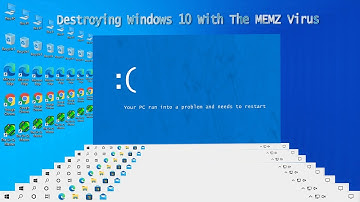 Destroying Windows 10 With The MEMZ Virus