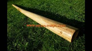 Didgeridoo from teak wood