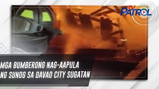 Mga bumberong nag-aapula ng sunog sa Davao City sugatan | TV Patrol