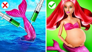 Pregnant Mermaid VS Pregnant Vampire 🧜🏻‍♀️ | Crazy Food Battle \& Funny Situations by Rocketmons!