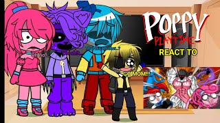 Poppy Playtime React To Mom In Poppy Playtime Gacha React Made By Rinyz