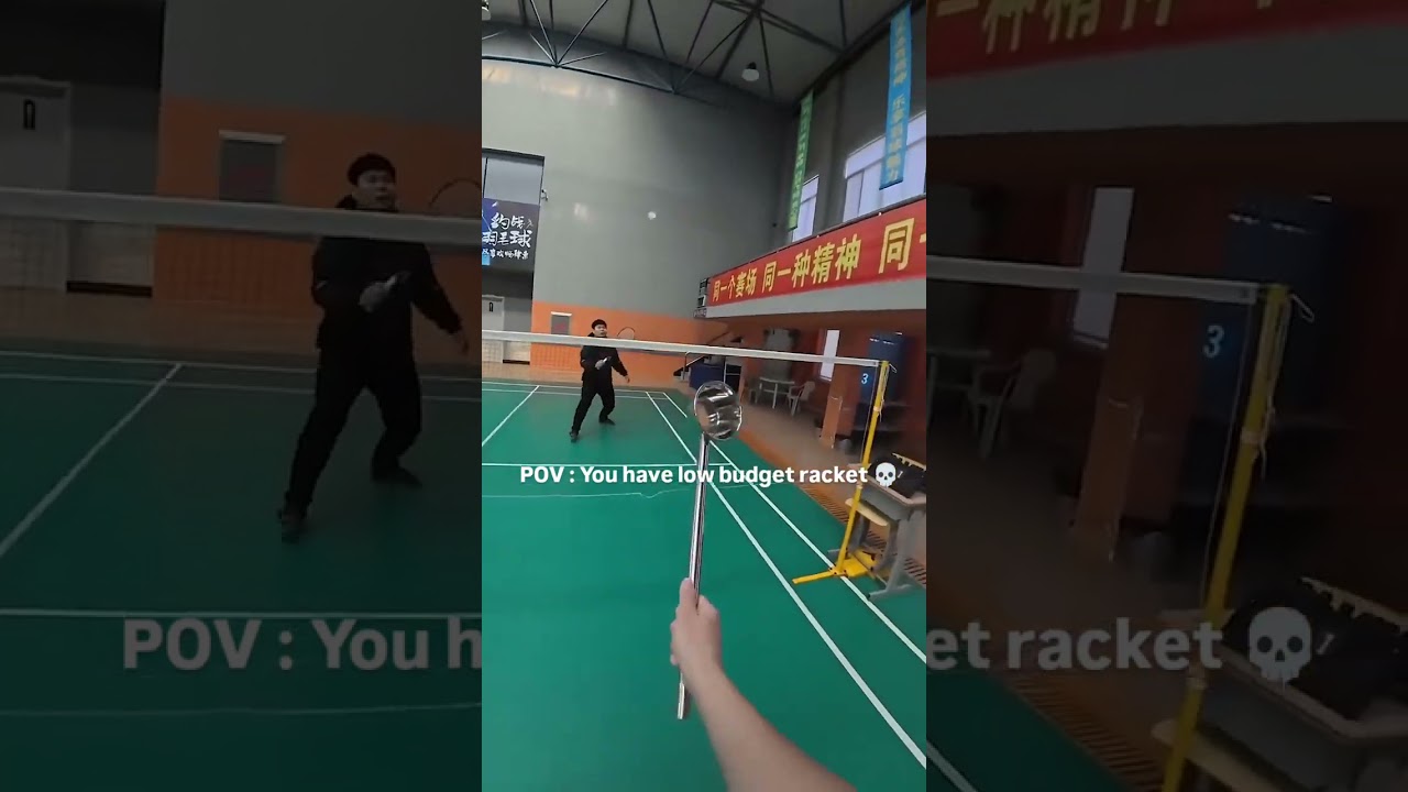 Badminton training🤣 