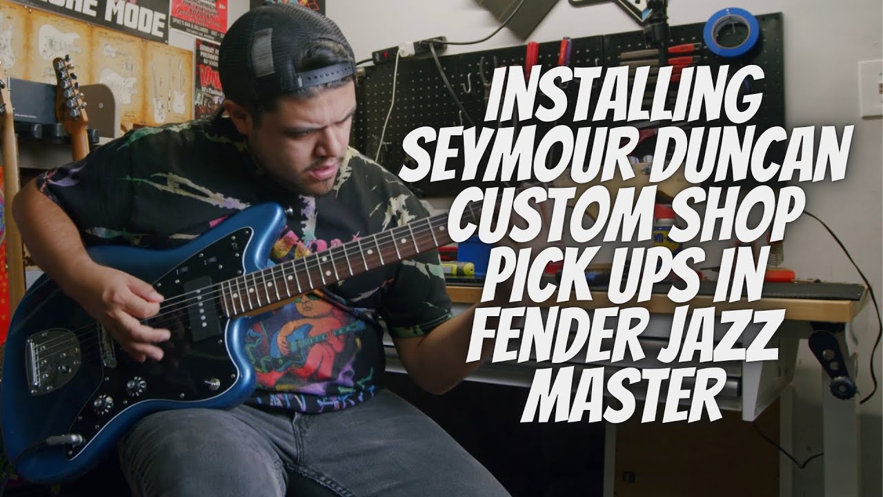 Installing Seymour Duncan Custom Shop Pick ups in Jazz Master