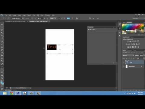 How to Make Fonts Bigger on Photoshop CS4 : Adobe Photoshop Tips